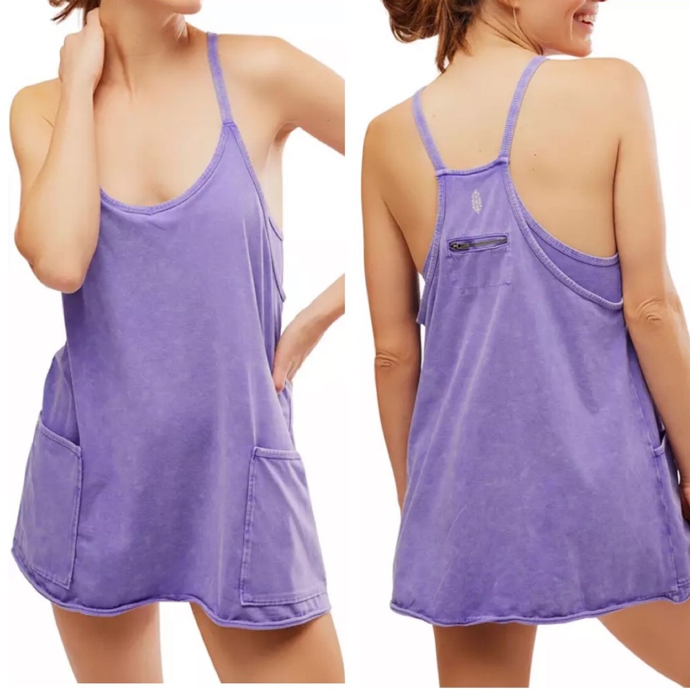 Free People Hot Shot Mini Dress With Pockets In Super Berry. NWOT! Sz S